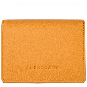 Apricot Orange Longchamp Le Foulonné Men's Wallets | 35184-WGUH