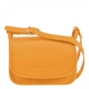 Apricot Orange Longchamp Le Foulonné S Women's Crossbody Bags | 01965-XZDL