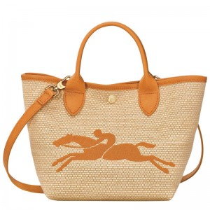 Apricot Orange Longchamp Le Panier Pliage S Women's Basket Bag | 41523-FZKB