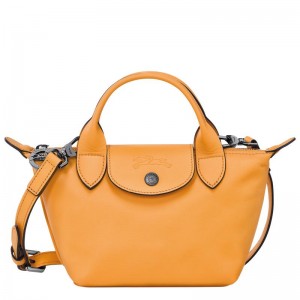 Apricot Orange Longchamp Le Pliage Xtra XS Women's Handbags | 92347-IDFZ