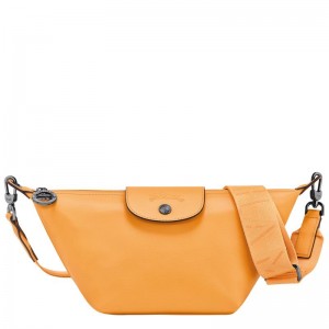 Apricot Orange Longchamp Le Pliage Xtra XS Women's Crossbody Bags | 53498-KBHA