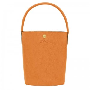 Apricot Orange Longchamp Épure S Women's Bucket Bag | 73204-FJTQ