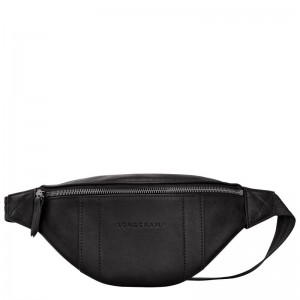 Black Longchamp 3D S Men's Belt Bags | 08492-JDVC