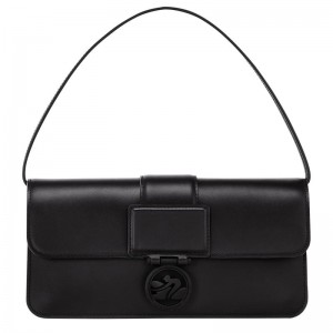 Black Longchamp Box-Trot M Shoulder bag Women's Shoulder Bags | 16543-FRJT