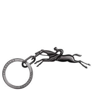 Black Longchamp Cavalier Men's Key Rings | 41367-ZNMW