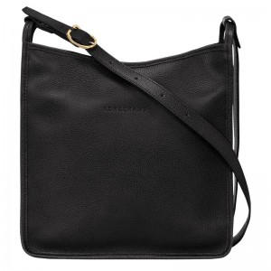 Black Longchamp Le Foulonné M Women's Crossbody Bags | 20974-MZTJ