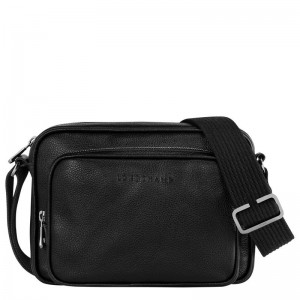 Black Longchamp Le Foulonné S Men's Camera Bag | 15724-DQBV