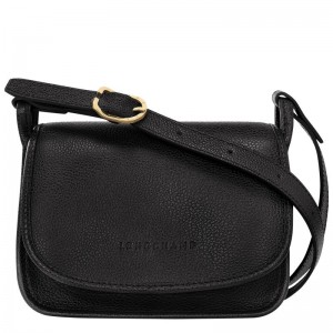 Black Longchamp Le Foulonné S Women's Crossbody Bags | 69583-NOEB