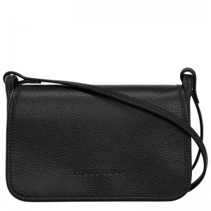 Black Longchamp Le Foulonné XS Women's Clutch Purse | 05784-GUKV