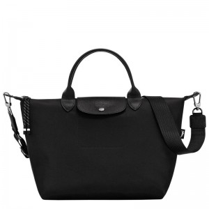 Black Longchamp Le Pliage Energy L Men's Handbags | 82631-KUXB