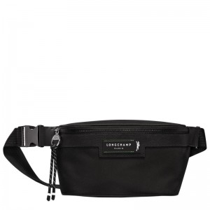 Black Longchamp Le Pliage Energy M Men's Belt Bags | 49280-LGXF