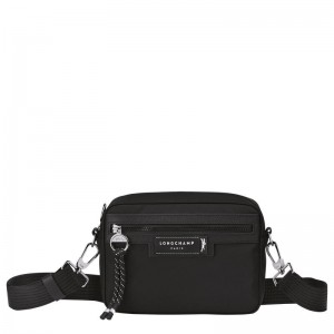 Black Longchamp Le Pliage Energy S Men's Camera Bag | 82971-DIKT