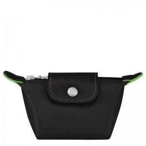 Black Longchamp Le Pliage Green Men's Coin Purses | 64813-JRSY