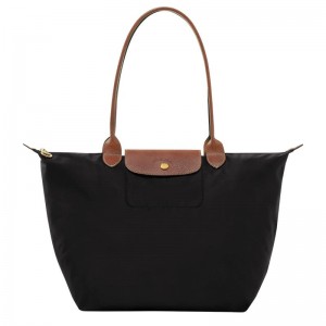 Black Longchamp Le Pliage Original L Women's Tote Bag | 53417-TMIO