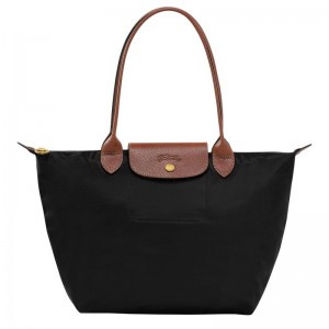 Black Longchamp Le Pliage Original M Women's Tote Bag | 56970-XKIC