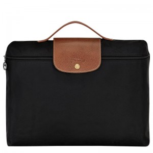 Black Longchamp Le Pliage Original S Men's Briefcase | 39408-MDEX