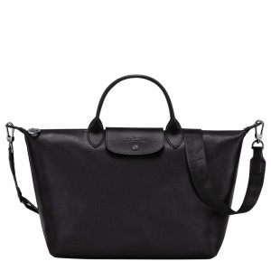 Black Longchamp Le Pliage Xtra L Men's Handbags | 59321-RNZK