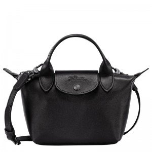 Black Longchamp Le Pliage Xtra XS Women's Handbags | 08249-EVYR