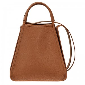 Caramel Brown Longchamp Le Foulonné S Women's Handbags | 51427-FLXU