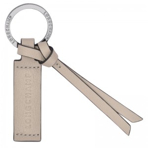 Clay Grey Longchamp 3D Men's Key Rings | 70318-KONB