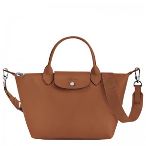 Cognac Brown Longchamp Le Pliage Xtra S Women's Handbags | 94130-HKSX