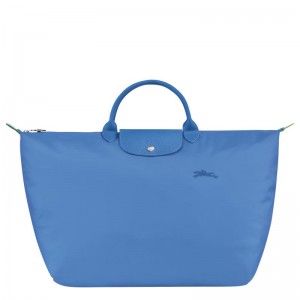 Cornflower Blue Longchamp Le Pliage Green S Men's Travel Bags | 07683-UQVD