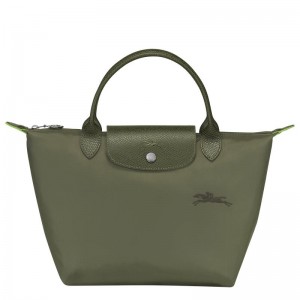 Forest Green Longchamp Le Pliage Green S Women's Handbags | 08731-ITSG