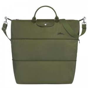 Forest Green Longchamp Le Pliage Green expandable Women's Travel Bags | 19835-EZYJ