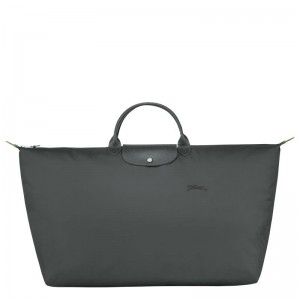 Graphite Grey Longchamp Le Pliage Green M Women's Travel Bags | 39274-EAHJ