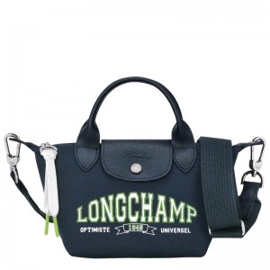 Navy Longchamp Le Pliage Collection XS Women's Handbags | 62958-ISQR