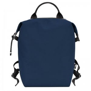 Navy Longchamp Le Pliage Energy L Women's Backpacks | 61348-WHYD