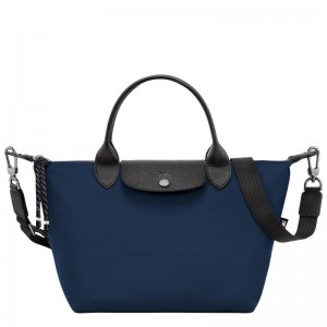 Navy Longchamp Le Pliage Energy S Women's Handbags | 41290-ZDTQ