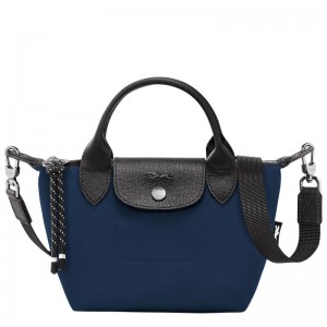 Navy Longchamp Le Pliage Energy XS Men's Handbags | 86725-RWOT