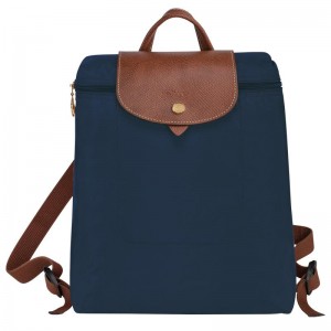 Navy Longchamp Le Pliage Original M Men's Backpacks | 16845-XTGI