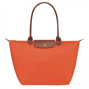 Orange Longchamp Le Pliage Original L Women's Tote Bag | 90126-DRSU