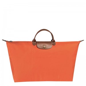 Orange Longchamp Le Pliage Original M Men's Travel Bags | 86437-PSRI