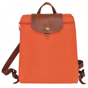 Orange Longchamp Le Pliage Original M Men's Backpacks | 50649-ERKM