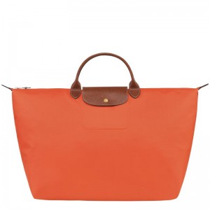 Orange Longchamp Le Pliage Original S Women's Travel Bags | 46782-GQAE