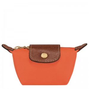 Orange Longchamp Le Pliage Original Women's Coin Purses | 09712-WSEX