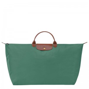 Sage Green Longchamp Le Pliage Original M Men's Travel Bags | 41607-COUG