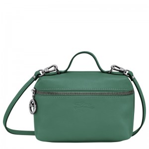 Sage Green Longchamp Le Pliage Xtra XS Vanity Women's Crossbody Bags | 36195-TBGH