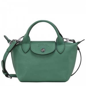 Sage Green Longchamp Le Pliage Xtra XS Women's Handbags | 67241-KUAD