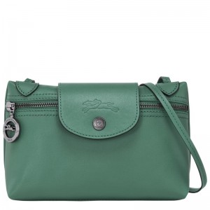 Sage Green Longchamp Le Pliage Xtra XS Women's Crossbody Bags | 01685-KYNX