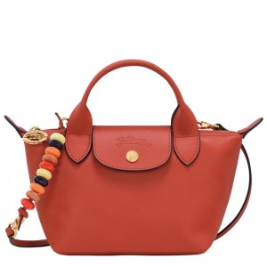 Sienna Red Longchamp Le Pliage Xtra XS Women's Handbags | 69027-AENJ