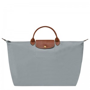 Steel Grey Longchamp Le Pliage Original S Women's Travel Bags | 05271-BLMD