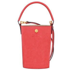 Strawberry Red Longchamp Épure XS Women's Crossbody Bags | 25380-EGLP