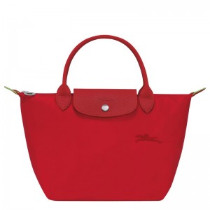 Tomato Red Longchamp Le Pliage Green S Women's Handbags | 49167-KWIF