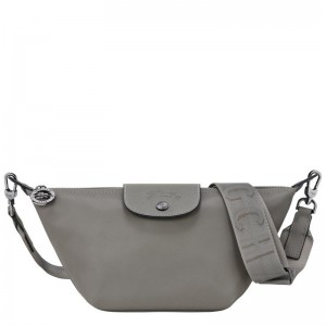 Turtledove Grey Longchamp Le Pliage Xtra XS Men's Crossbody Bags | 89413-KXVF