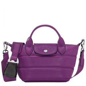 Violet Purple Longchamp Le Pliage Xtra XS Women's Handbags | 06591-OSUG