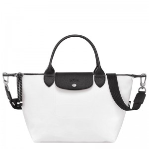 White Longchamp Le Pliage Energy S Women's Handbags | 13978-ATNK